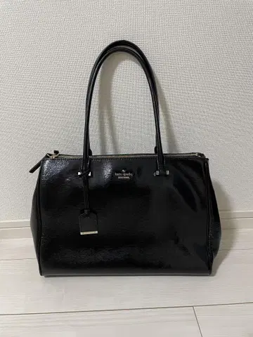 kate spade 블랙 가죽 백