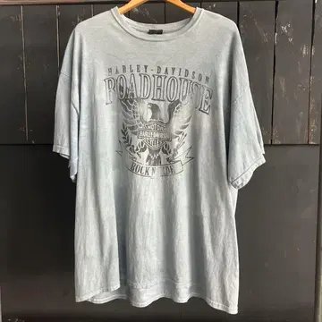 할리데이비슨 티셔츠 그레이 페이드 XXL