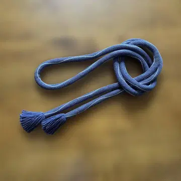 연보라색 술 장식 허리띠 마루구케