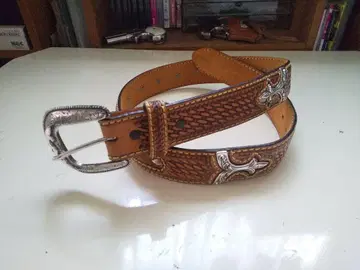 토니라마 천연 가죽 웨스턴 벨트 송치, 콘초 벨트 카우보이