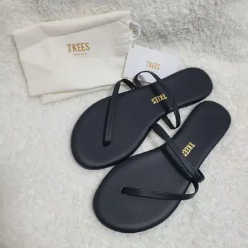 새상품급 TKEES 살리트 24.4cm 샌들 블랙 수납 가방 포함