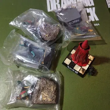 BANDAI 라이더 괴인 명감 피규어 5체