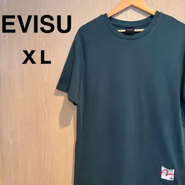 EVISU 반팔 티셔츠 그린 XL