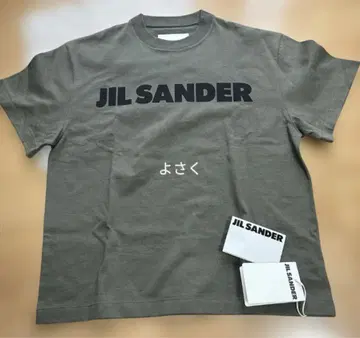 JIL SANDER 카키 반팔 티셔츠