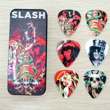 [초레어] Guns n' Roses Slash 슬래시 기타 피크