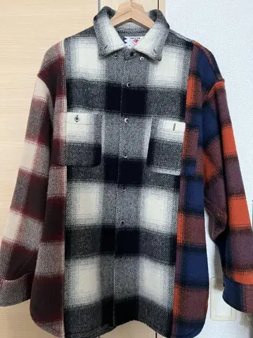 SON OF THE CHEESE CrazyCheckShirt M 사이즈