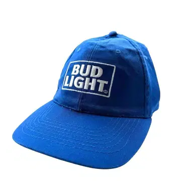 BUD LIGHT 자수 로고 캡 블루 빈티지