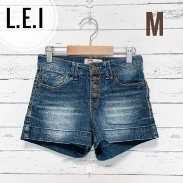 1528 [ l.e.i ] 스트레치 데님 숏팬츠 얇은 데님 여성용 M