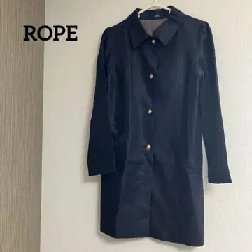 ROPE 로페 스텐카라 코트 광택 M 네이비