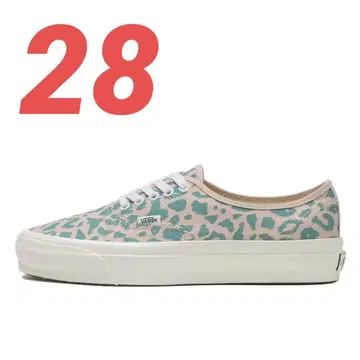 VANS 반스 어센틱 레오파드 무늬 스니커즈 핑크 x 블루 28