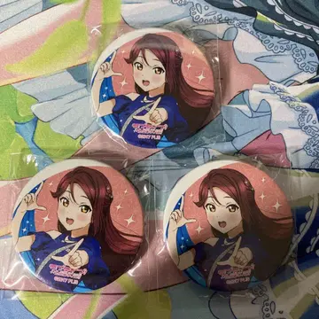 Aqours finale 캔뱃지 사쿠라우치 리코 3개