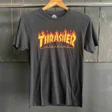 [ USA ] THRASHER 트레셔 프레임 로고 티셔츠 XS