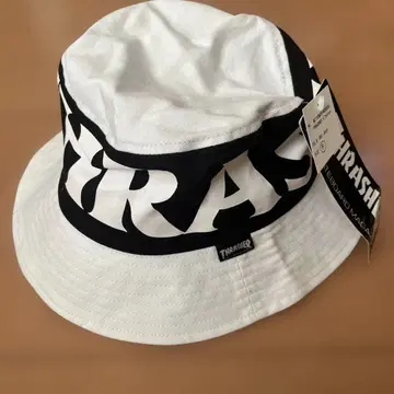 THRASHER 버킷햇 화이트 사이즈 F