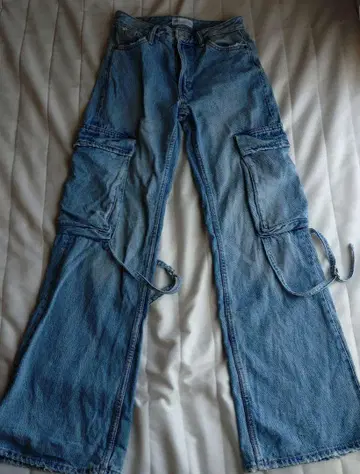 ZARA 카고 데님 팬츠 EUR32