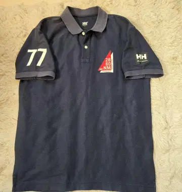 Helly Hansen 네이비 피케 셔츠 77