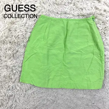 GUESS COLLECTION 애플 그린 컬러 숏 스커트