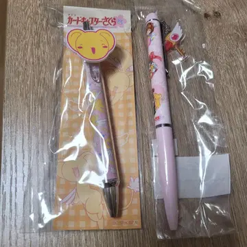 새상품 카드캡터 사쿠라 25주년 기념전 볼펜 2종