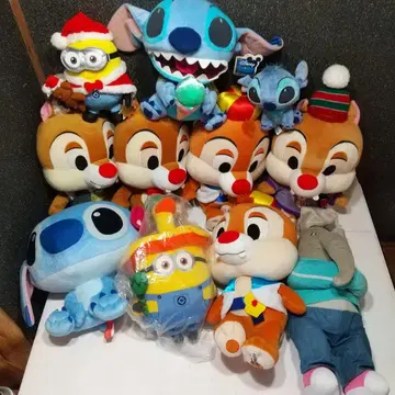 칩과 데일 미니언 스티치 싱(미나) 봉제 인형 대량 세트