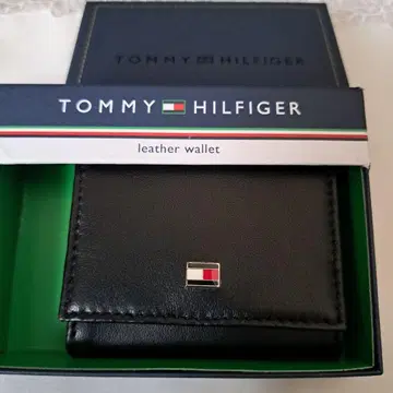 TOMMY HILFIGER 가죽 접이식 지갑