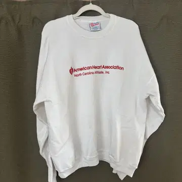 Hanes American Heart Association XL 화이트