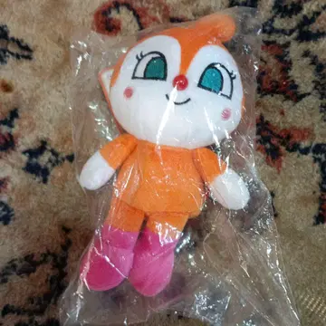 호빵맨 캐릭터 봉제 인형 약 20cm 짤랑이