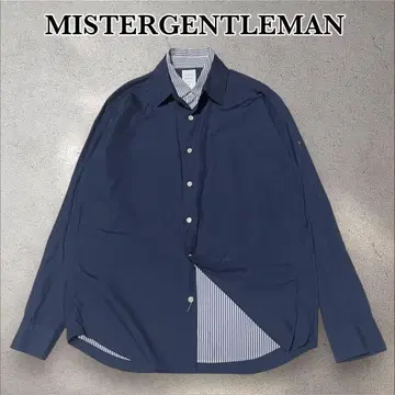 MISTERGENTLEMAN 더블 프론트 셔츠 레이어드 S