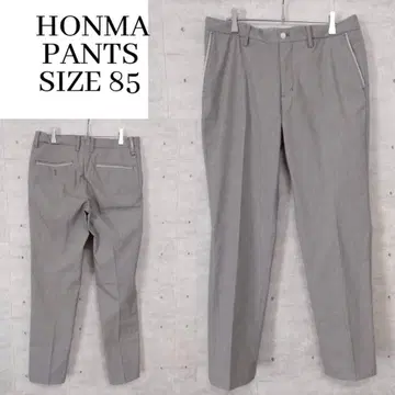 HONMA 혼마 슬랙스 팬츠 무지 그레이 사이즈 85 남성용 골프