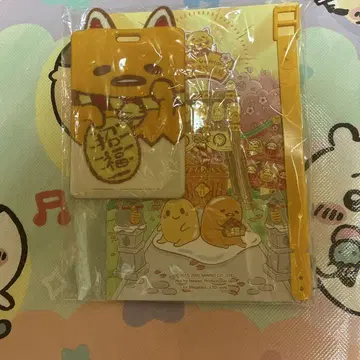 산리오 대만 한정 초복 카드 케이스 러기지 택 마네키구데타마