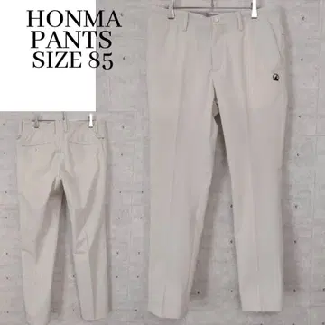 HONMA 혼마 슬랙스 팬츠 잔스트라이프 화이트 사이즈 85