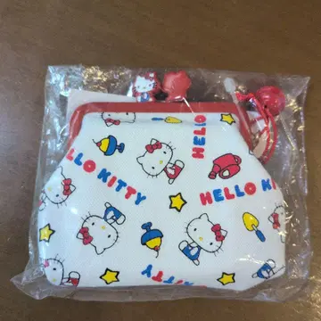 산리오 헬로키티 가마구치 지갑 동전 지갑 레트로 레어