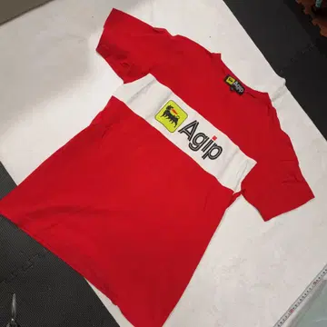 레어 Agip 오리지널 로고 티셔츠