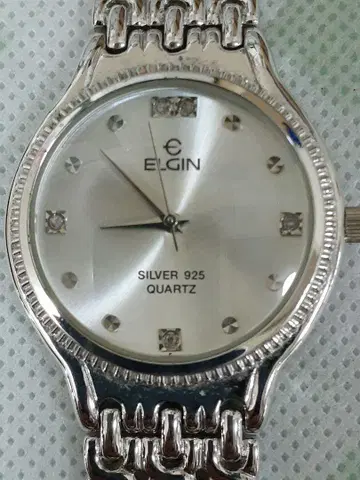 ELGIN 실버 925 쿼츠 손목시계 16cm