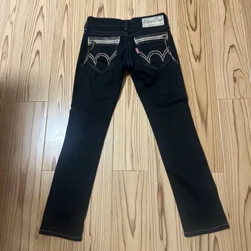 에드윈 503 블랙 데님 스트레이트