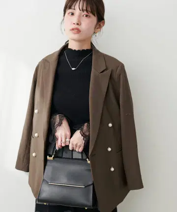 naturalcouture 펄 버튼 재킷