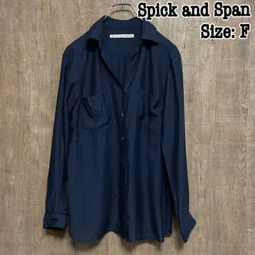 Spick and Span 스픽앤스팬 셔츠 네이비 F
