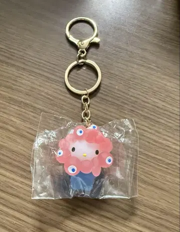 먄먄 산리오 키티 클리어 키링