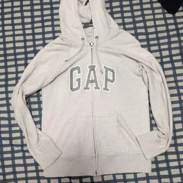 GAP 그레이 집업 후드티