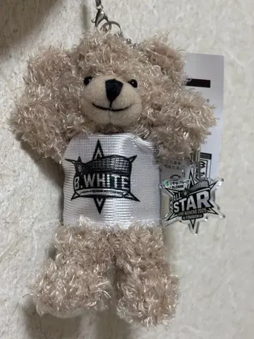 올스타 2025 B. WHITE 와타나베 유타 선수 유니폼 베어 키체인
