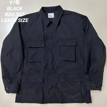 희귀 사이즈 97년 BDU BLACK357 자켓 블랙 L-L