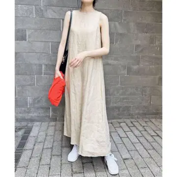 Spick&Span 린넨 아메슬리 드레스 36/베이지