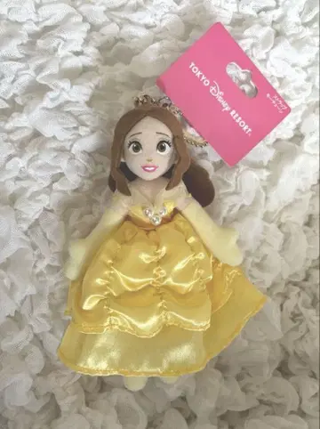 [택 포함] Disney 디즈니 미녀와 야수 벨 키체인 스트랩