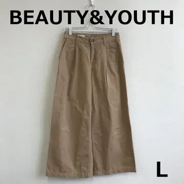 A0818B07 [ B&Y ] UNITED ARROWS 원턱 와이드 팬츠