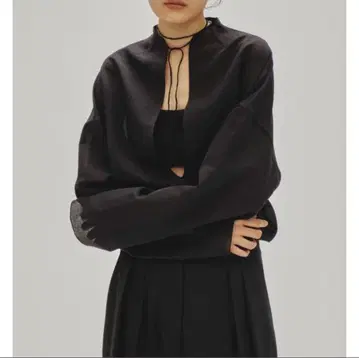 [ Todayful ] Slub Slit Shirts 블랙