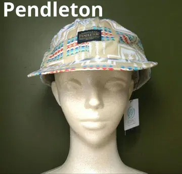 Pendleton 기하학 패턴 워크캡 택 포함 새상품