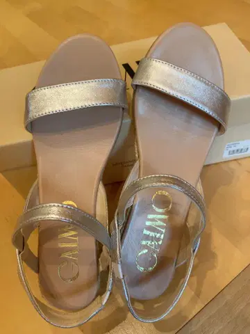 가이모 스트랩 샌들 실버