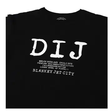 [ L 사이즈 ] 블랭키 제트 시티 DIJ 티셔츠 L 블랙 BJC