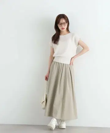 개더 플레어 스커트