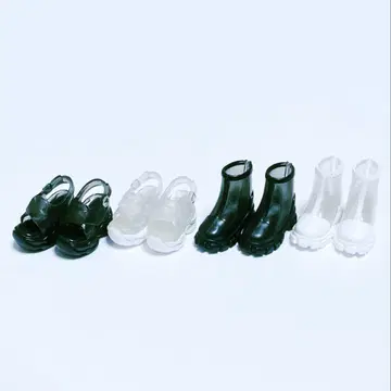 Licca closet series 클리어 신발 컬렉션 4점