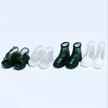 Licca closet series 클리어 신발 컬렉션 4점