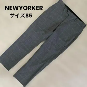 NEWYORKER 뉴요커 팬츠 슬랙스 체크 무늬 85